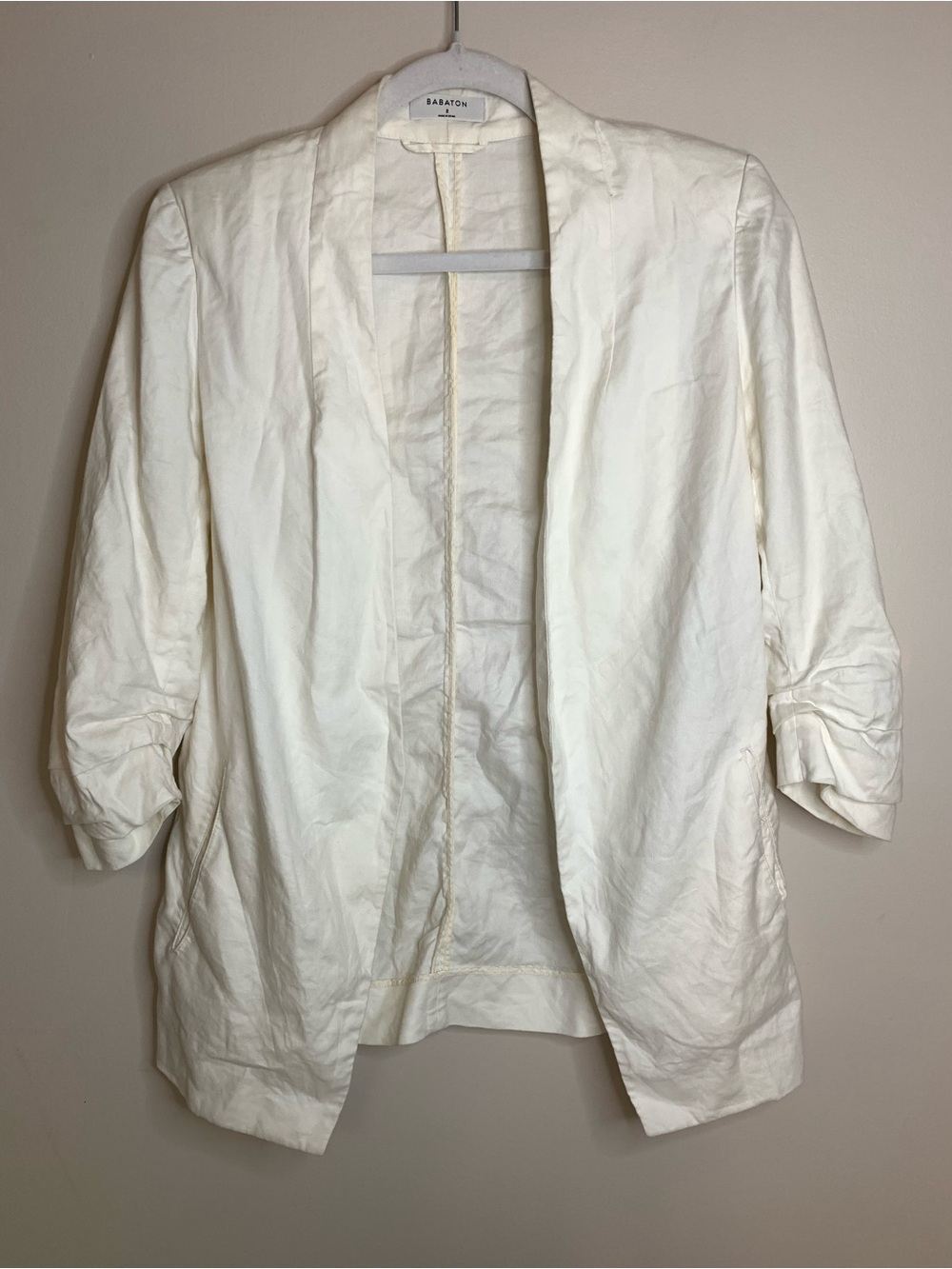 Babaton Linen Lyocell Blazer 2